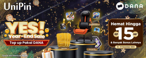 YES (Year-End Sale) di UniPin Bareng DANA!